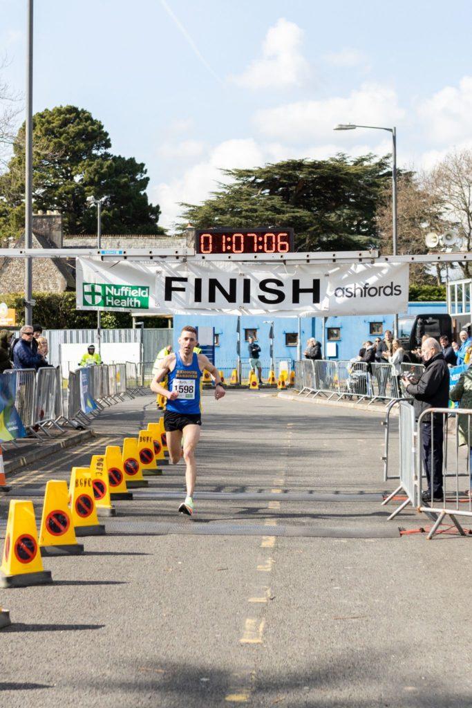 Half Marathon mens winner - Tom Mercer