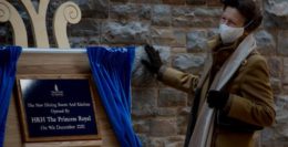 4 The Princess Royal unveils plaque in new dining room